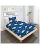 Filymore Cute Fish single Bedsheet for kids room Made with super soft microfiber Single Bedsheet with 1 Pillow Covers Size 90x60 Inch Pillow Cover Size 17 X 27 Inch, Blue and yellow