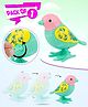 Fiddlerz Bird Jumping TOY Cute Big Jumping Key Operated Wind Up Toy for Kids Colorful & Funny Toys for Toddlers/Baby Pack of 1