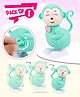 Fiddlerz Monkey Jumping TOY Cute Big Jumping Key Operated Wind Up Toy for Kids Colorful & Funny Toys for Toddlers/Baby Pack of 1