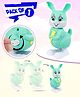Fiddlerz Rabbit Jumping Toy Cute Big Jumping Key Operated Wind Up Toy for Kids Colorful & Funny Toys for Toddlers/Baby Pack of 1 (Random Color)
