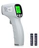 Dr. Odin OIR002 Non-Contact Thermometer - Instant, Accurate Forehead & Room Temp Readings, Hygienic Digital Display, Perfect for Families, Includes Batteries - White