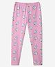 The Souled Store Cotton Elastane Unicorn Printed Leggings - Pink