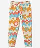 The Souled Store Cotton Elastane Floral Printed Leggings - Multi Colour