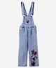 The Souled Store Cotton Mickey & Friends Featuring Sleeveless Minnie Mouse Printed Dungaree - Blue