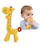 Tony Stark Giraffe Silicone Baby Teether for Teething Gums, for 3+ Months Baby, Helps Biting Skills Development, Colour & Shape Recognition, Food Grade Silicone, Teething biting Teether for Infants, Babies, and Toddlers (Yellow)