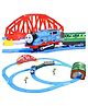 FUNVERSE Battery-Operated Express Toy Train Set for Kids 3+ | Railway Tracks | Adventure Train with Lights, Sound, Over-Bridge, Tunnel Cave | Educational Toy | Ideal Gift | Fun & Learning