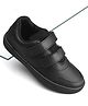Pine Kids Velcro Closure School Shoes - Black