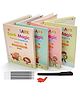 Kidsden Magic Practice Copybook Set  4 Reusable Handwriting Books with Pens for Kids, Calligraphy & Letter Tracing (English)