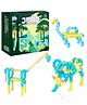 Jodo Construction Set & 3D Puzzle Set- Jungle Theme- 81 plus parts - Green