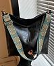 SYGA Women's Large capacity - Multi-Purpose Retro Wide-Band Tote Bag (Black)