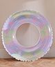 SYGA Pastel Geometric Inflatable Swim Ring Durable and Safe PVC Pool Float with Colorful Pattern