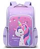 SYGA Kids, 3D Three-Dimensional Schoolbag, Waterproof Unicorn Theme Backpack for Lower Primary and Elementary School Student (Light Purple) - Height 14 Inch