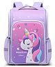 SYGA Kids, 3D Three-Dimensional Schoolbag, Waterproof Unicorn Theme Backpack for Upper Primary and Elementary School Student (Light Purple) Height 14 Inch