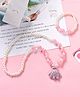 SYGA Pack of 2 Jewelry Set Shell Design - Light Pink