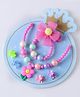 SYGA Pack of 7 Jewelry Set Flower Pearl Design - Pink