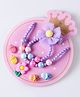 SYGA Pack of 7 Jewelry Set Flower Pearl Design - Purple