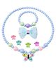 SYGA Pack of 7 Jewelry Set Butterfly Design - Sky Blue