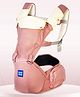 Mee Mee Elegannt Hip Seat Baby Carrier with 8 Carry Positions, Baby Carrier with Hip seat for 4 to 36 Months Baby, Adjustable New-Born to Toddler Carrier, Max Weight Up to 15 Kgs (Pink)