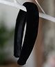 Ribbon candy Velvet Solid Hair Band - Black