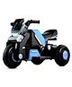Kidsmate Hyrider 6V Electric Kids Bike with Rechargeable 6.5 Ah Battery Inbuilt Imported Motor Drive | Music Player, Front LED Light & Foot Accelerator Pedal Bike (Sky Blue)