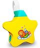 SUPER TOY Sleeping Star Plastic LED Projector with 3D Night Light Show and Musical Melody Sound for New Born Babies