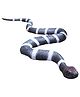 SUPER TOY Realistic Rubber Snake Outdoor Play for Parties and Decorations - Black