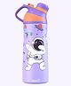 Rabitat  Zylo Astronaut  Printed Vacuum Insulated Water Bottle Purple - 550 ml