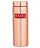 HAZEL Copper Water Bottle 500ml | Water Bottle for School | Durable Bottles for Daily Use