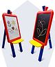 Hop N Play  2 in 1 Portable Black and White Board Educational Board with Stand, Learning Easel