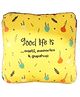 Sivya by Home Reversible Printed Cute Shaped Cushion for Kids - Yellow Square