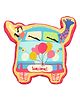 Sivya by Home Reversible Printed Cute Shaped Cushion for Kids - Giraffe Bus