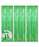 Bubble Trouble insel Curtain Backdrop, Green Foil Fringe Backdrop Curtain, 3 Pack 3.3x6.6ft Foil Curtain Backdrop, Fringe Backdrop for Parties, Streamer Backdrop Party Decorations for Birthday