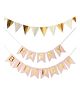 Bubble Trouble Happy Birthday Party Banner Combo Pack of 2 - Pink