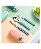 LuvLittle Travel Kawaii Cutlery Set- Blue