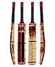 Woke Burnt Premium Kashmir Willow Scoop Cricket Bat, L 86.36 x B 11.43 cm, Full Size, Suitable for Soft/Hard Tennis Cricket Ball, for Kids/Junior/Senior/Boys/Girls & Adults (Burnt)