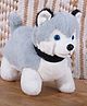 DukieKooky Kids Cute Husky Soft Toys - Light Grey