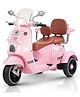 Baybee ScootStar Battery Operated Bike for Kids | Ride on Toy Kids Bike with Dual Seat, Bluetooth, USB & Storage | Baby Bike with Music & Light | Electric Bike for Kids (Pink)