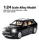 ADKD 1:24 Scale Die Cast Rolls Royce Cullinan Car Model Metal Car with Openable Doors & Pull Back with Sound and Light - (Colour May Vary/ Random Color)