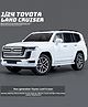 ADKD 1:24 Scale Die Cast Toyota Land Cruiser Car Model Metal Car with Openable Doors & Pull Back with Sound and Light - (Colour May Vary/ Random Color)
