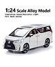 ADKD 1:24 Scale Die Cast Lexus LM300 Car Model Metal Car with Openable Doors & Pull Back with Sound and Light - (Colour May Vary/ Random Color)