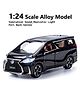 ADKD 1:24 Scale Die Cast Lexus LM300 Car Model Metal Car with Openable Doors & Pull Back with Sound and Light - (Colour May Vary/ Random Color)