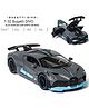 ADKD 1:32 Scale Die Cast Bugatti DIVO Racing Car Model Metal Car with Openable Doors & Pull Back with Sound and Light - (Colour May Vary/ Random Color)
