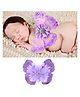 Babymoon Butterfly Fairy Angel Costumes Baby Only Wings Photography Props-Purple