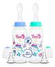 Baby Dolphin Anti-Colic Plastic Spoon Feeding Bottle | 250ml + 250ml | Pack of 2 | Liquid Silicone Nipple | BPA Free| Anti-Colic | Baby Spoon Feeder | Baby Milk Bottle | Blue & Green.