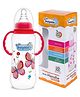 Baby Dolphin Anti-Colic Plastic Feeding Bottle 250ml with Handle | Liquid Silicone Nipple | BPA Free| Anti-Colic | Handle Feeding Bottle | Baby Milk Bottle| Butterfly |Red.