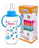 Baby Dolphin Anti-Colic Plastic Feeding Bottle 250ml with Handle| Liquid Silicone Nipple | BPA Free | Anti-Colic | Handle Feeding Bottle | Baby Milk Bottle | Sky Blue