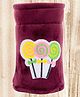 Mittenbooty Baby Broad Neck Bottle Cover for feeding Bottle upto 260 ml & 330 ml Candy Patchwork - Wine