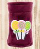 Mittenbooty Baby Broad Neck Bottle Cover for Feeding Bottle upto 150 ml Candy Patchwork -Wine
