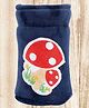 Mittenbooty Baby Broad Neck Bottle Cover for Feeding Bottle upto 150 ml Mushroom Patchwork - Navy