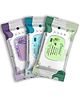 Cursive Refreshing wet wipes for Body & face facial wipes with French Lavender Cool Water Aloe Cucumber